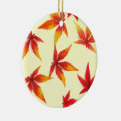 紅葉オーナメント セラミックオーナメント (右)