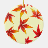 紅葉オーナメント セラミックオーナメント (裏面)