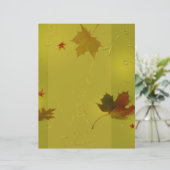 紅葉オーナメント – レターヘッド文房具 (スタンド正面)