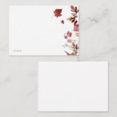 紅葉カスタム白 ノートカード (正面/裏面)