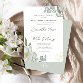 紅葉カスタム秋の結婚式 招待状