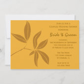 紅葉カップルウェディングシャワー 招待状 (正面)