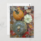 紅葉カボチャとグルド ポストカード (正面/裏面)