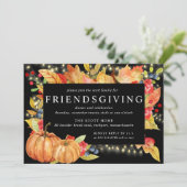 紅葉カボチャのストリングライト友情 招待状 (スタンド正面)