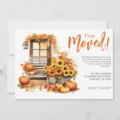 紅葉カボチャのフロントドア移動 案内状 (正面)