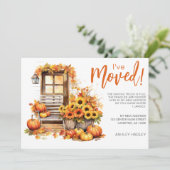 紅葉カボチャのフロントドア移動 案内状 (スタンド正面)