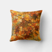 紅葉カボチャオレンジ色 クッション (裏面)