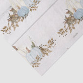 紅葉カボチャ水色ブルーn白素朴 薄葉紙 (詳細)