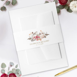 紅葉カボチャ秋の結婚式 招待状ベリーバンド