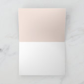 紅葉カボチャ秋ブライダルシャワーサンキューユー カード (内部)