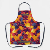 紅葉カラフルとベリーデザイン エプロン (正面)