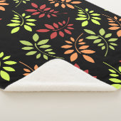 紅葉カラフルインウォームトーンシャーパブランケ シェルパブランケット (3/4)