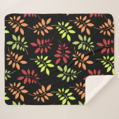 紅葉カラフルインウォームトーンシャーパブランケ シェルパブランケット (正面(横))