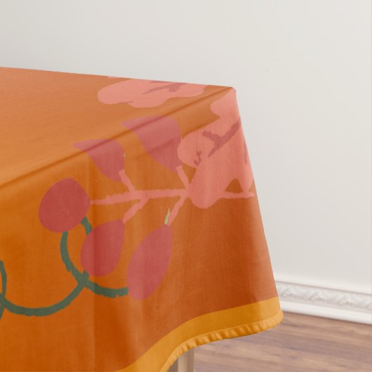 紅葉カラフルエレガントハッピーサンクスギビング テーブルクロス (インサイチュ)