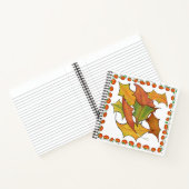 紅葉カラフルカボチャのスケッチ ノートブック (内部)