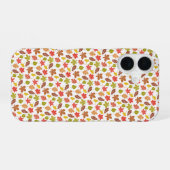 紅葉カラフルパターン iPhone 16ケース (裏面横)