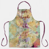 紅葉カラフルヴィンテージ感謝祭 エプロン (正面)