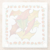紅葉カラフル秋 ガラスコースター (裏面)