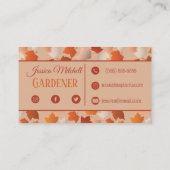 紅葉ガーデナー造園名刺 名刺 (裏面)