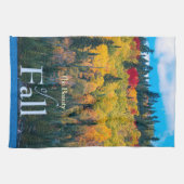 紅葉キッチンタオル秋の美しい キッチンタオル (横)