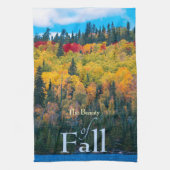 紅葉キッチンタオル秋の美しい キッチンタオル (縦)