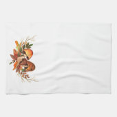 紅葉キノコレトロ キッチンタオル (横)