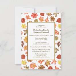 紅葉キャンピングファミリー懇親会ジャンボリーBBQ 招待状