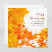 紅葉キリスト教感謝祭 シーズンカード (正面/裏面)