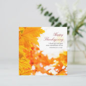 紅葉キリスト教感謝祭 シーズンカード (スタンド正面)