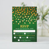 紅葉グランジグ結婚リーンの食事の選択 出欠カード (スタンド正面)