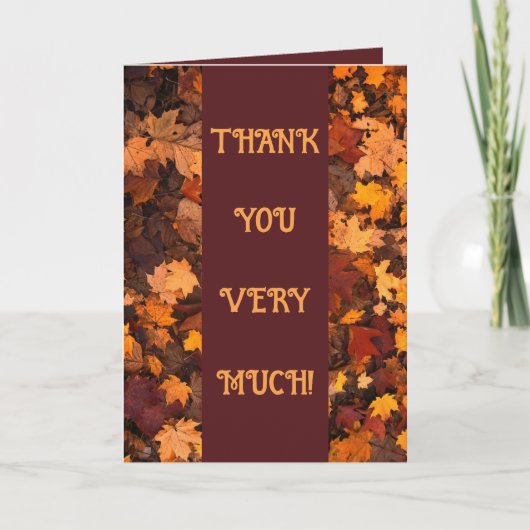 紅葉グリーティングカード カード (正面)