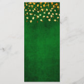 紅葉グリーンと金ゴールド結婚ズ メニュー (裏面)