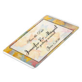 紅葉ゲイ結婚式日付の保存 マグネット (左側)