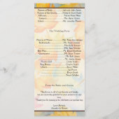 紅葉ゲイ結婚式 プログラム (裏面)