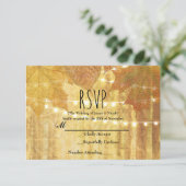 紅葉ゴールデンオータム素朴ウッズRSVP 出欠カード (スタンド正面)