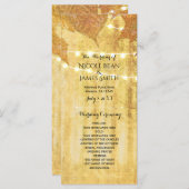 紅葉ゴールデン秋素朴ウッズ計画 プログラム (正面/裏面)