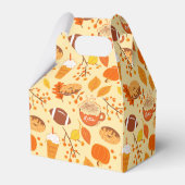 紅葉サッカーとカボチャのスパイスパターン フェイバーボックス (裏面サイド)