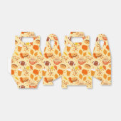 紅葉サッカーとカボチャのスパイスパターン フェイバーボックス (折り畳みなし)