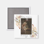 紅葉サンクスギビング写真 マグネット (正面/裏面)