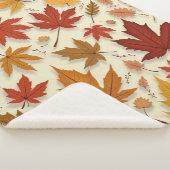 紅葉シェルパ毛布 シェルパブランケット (3/4)