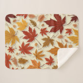 紅葉シェルパ毛布 シェルパブランケット (正面(横))