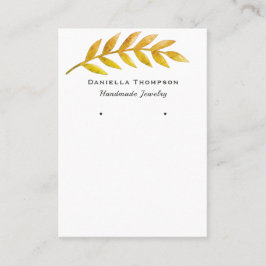 紅葉シックブティックジュエリーイヤリングディスプレイ 名刺