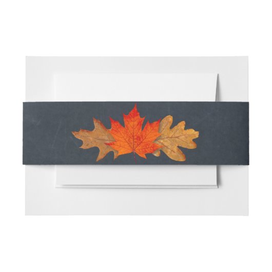 紅葉シャルボ結婚ード 招待状ベリーバンド (正面例)