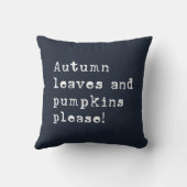 紅葉シンプルとカボチャ型海軍 クッション (裏面)