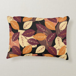紅葉シンプルダーク アクセントクッション
