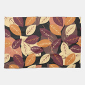 紅葉シンプルダーク キッチンタオル (横)