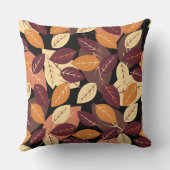 紅葉シンプルダーク クッション (裏面)