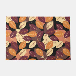 紅葉シンプルダーク ドアマット