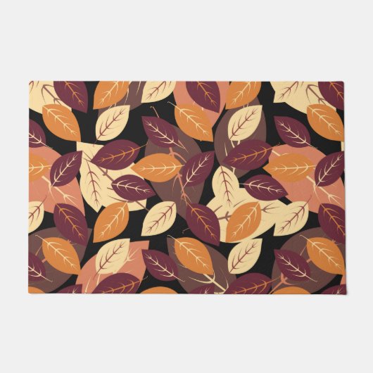 紅葉シンプルダーク ドアマット (正面)