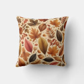 紅葉シームレスパターン装飾用クッション クッション (裏面)